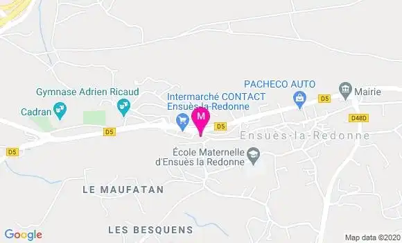 Localisation Dr Nadia Noel Gravier