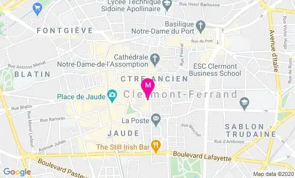 Localisation Dr Elise Ramain