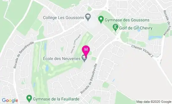 Localisation Dr Anne Sophie Bourrousse