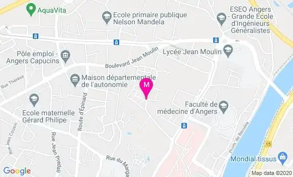 Localisation Dr Eva Chinier Lemee