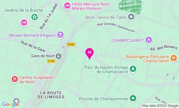 Localisation Dr Aurore Michel