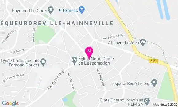Localisation Dr Valerie Mazirt