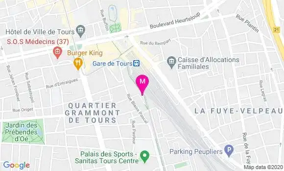 Localisation Dr Philippe Goupille