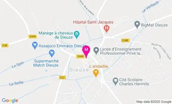 Localisation Dr Catherine Gangloff