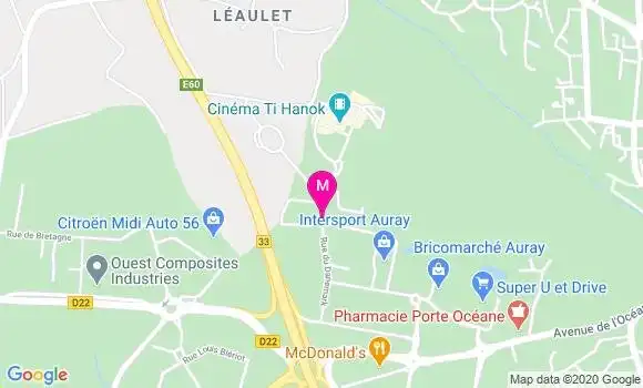 Localisation Dr Sophie Le Baron