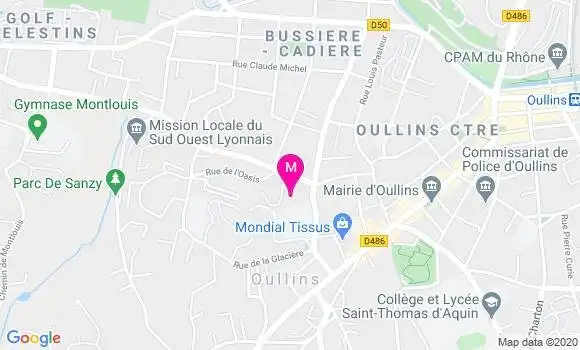 Localisation Dr Michele Raulin
