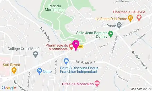Localisation Dr Antoine Guegnard