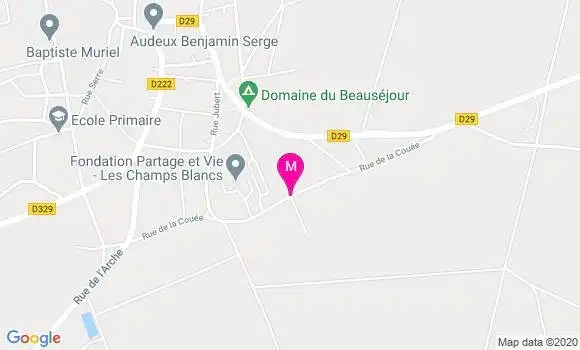 Localisation Dr Hubert Nwafo Kamga