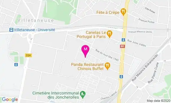 Localisation Dr Ingrid D