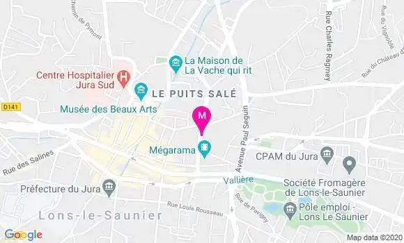 Localisation Dr Delphine Rocas