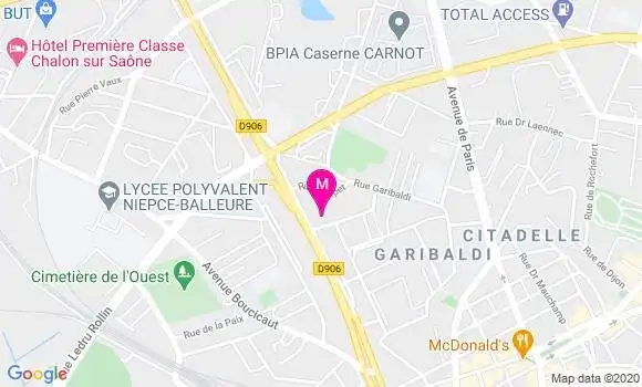 Localisation Dr Adriane Mailhac