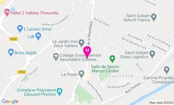 Localisation Dr Carole Lardeur