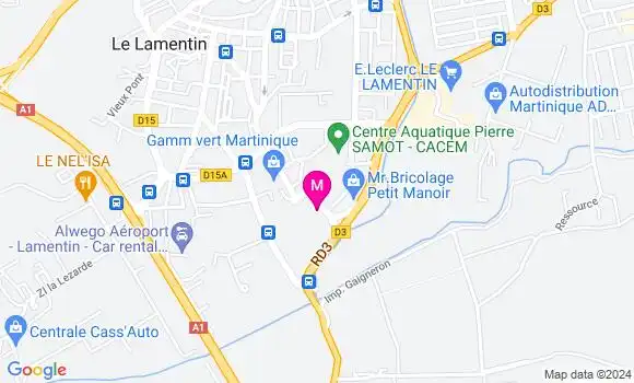 Localisation Dr Alika Placide