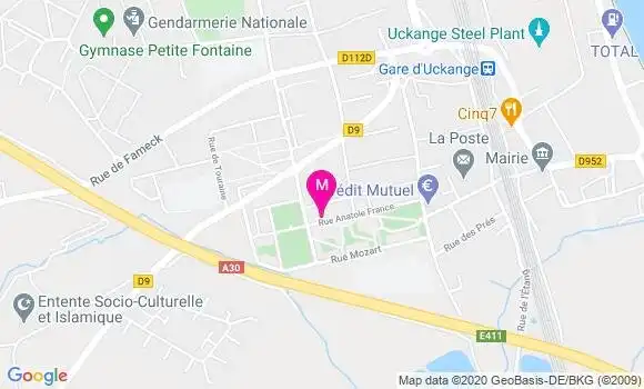 Localisation Dr Jeannine Ehrminger
