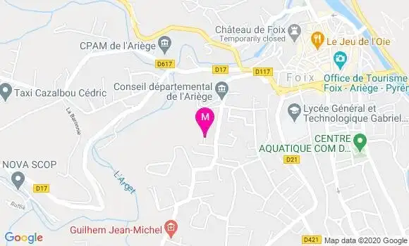 Localisation Dr Didier Damidot