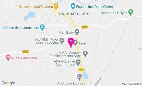 Localisation Dr Jean Luc Baudriller