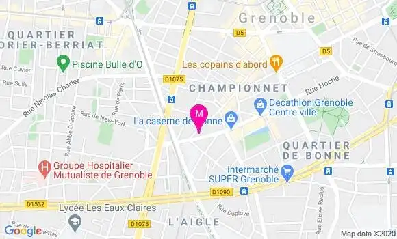 Localisation Dr Martine Riviere