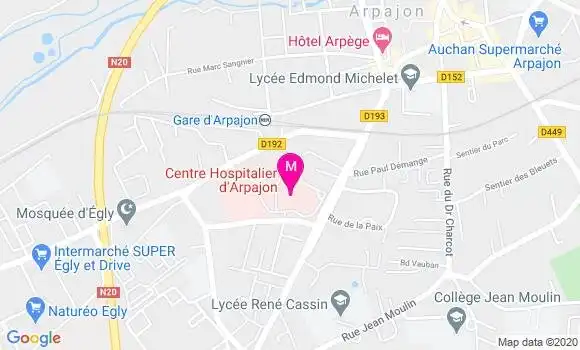 Localisation Dr Silvia Lamy
