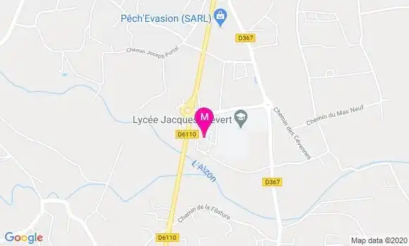 Localisation Dr Eve Benadiba