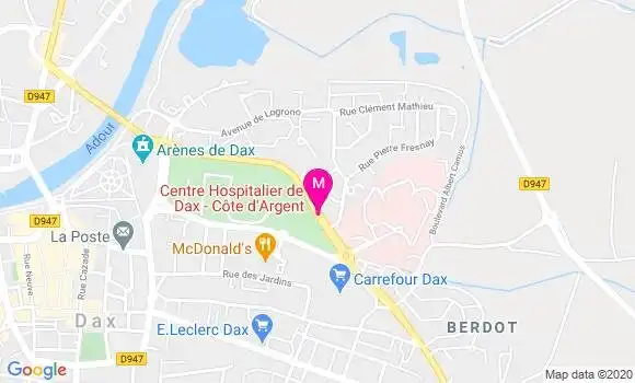 Localisation Dr Mathilde Laborde