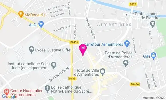 Localisation Dr Charles Decaestecker
