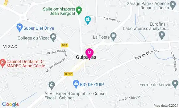Localisation Dr Jean Baptiste Bourdet