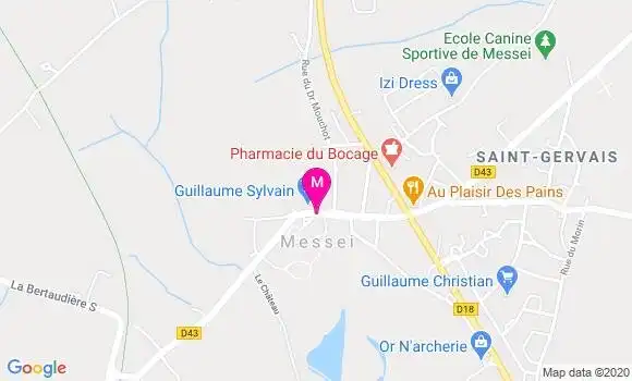 Localisation Dr Alban Sommier