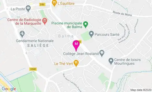 Localisation Dr Elodie Penaud