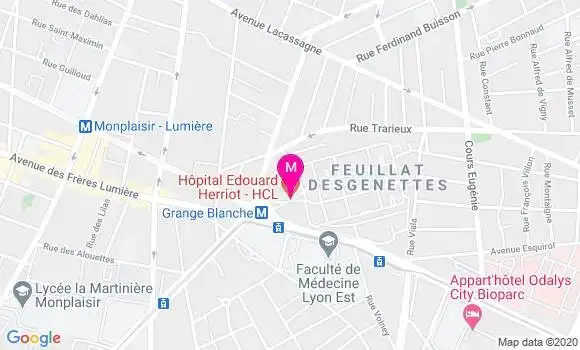 Localisation Dr Bertrand Scheppler