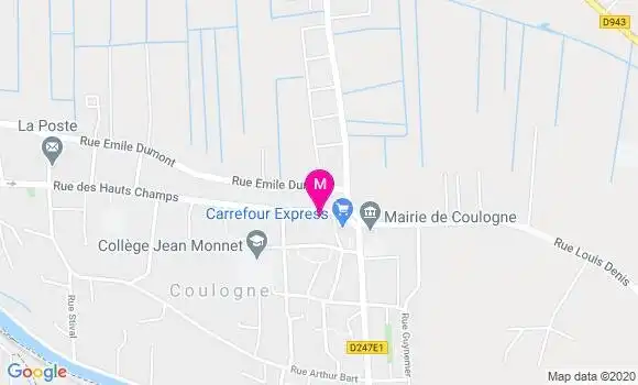 Localisation Dr Laurence Poulain