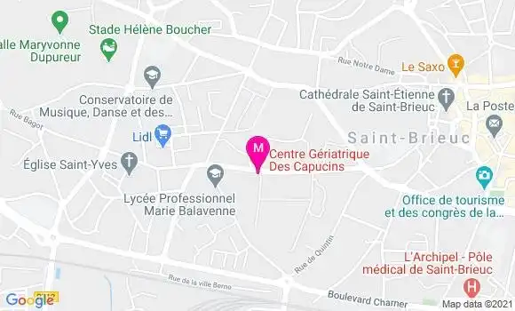 Localisation Dr Brieuc Merrien