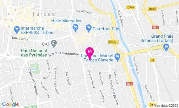 Localisation Dr Eve Laporte