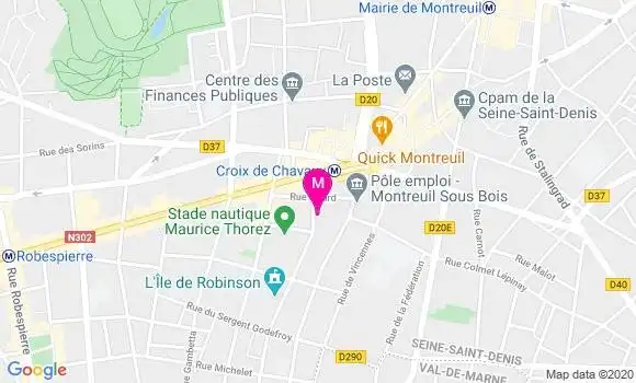 Localisation Dr Sandrine Wamen Ngatchou