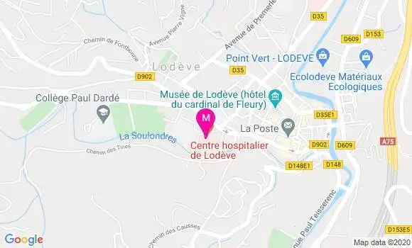 Localisation Dr Eve Moineau Quent