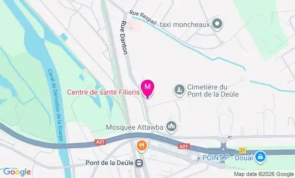 Localisation Dr Radia Chabane Douffi