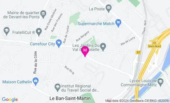 Localisation Dr Céline Converset