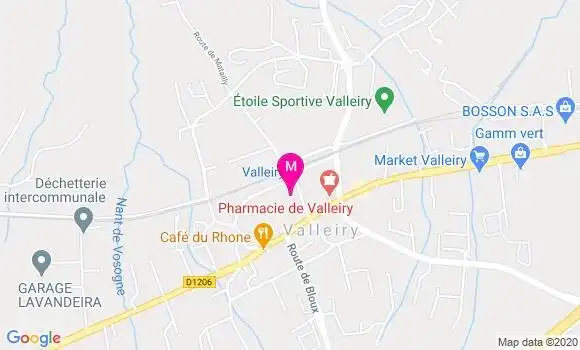 Localisation Dr Virginie Pillant