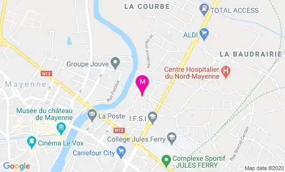 Localisation Dr Paul Prunel