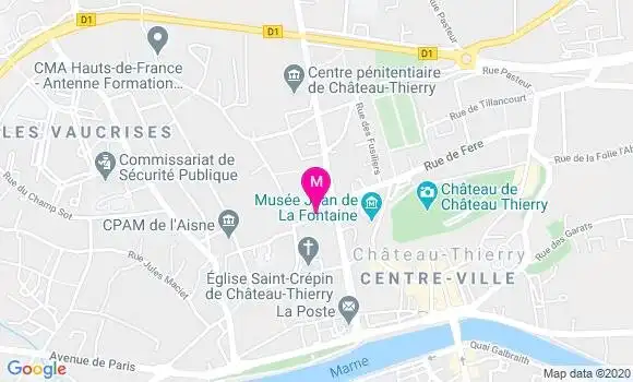 Localisation Dr Olivier Madej