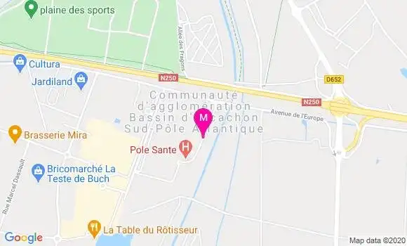 Localisation Dr Thomas Vervoort