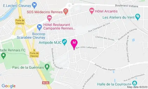 Localisation Dr Myriam Ben Hamida