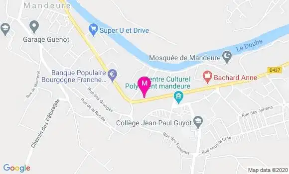 Localisation Dr Sophie Courgey