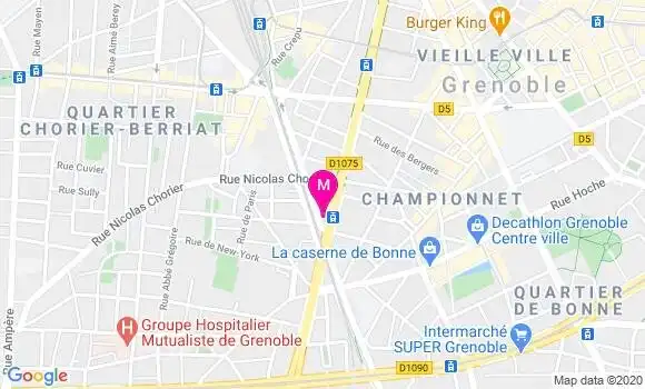 Localisation Dr Julie Chataing