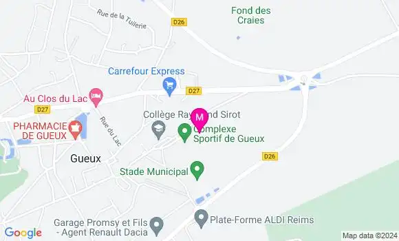 Localisation Dr Camille Dez