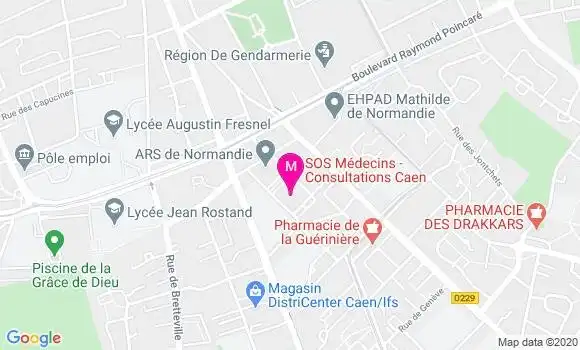 Localisation Dr Sophie Bazire