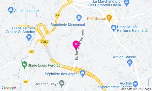 Localisation Dr Sarah Ben Hadj Messaoud