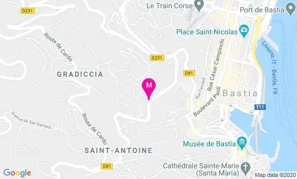 Localisation Dr Philippe Bonardi