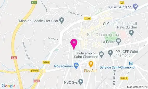 Localisation Dr Benedicte Rouchouse Partrat