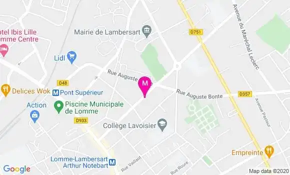 Localisation Dr Charlotte Lacoutiere