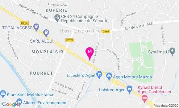 Localisation Dr Jonathan Corre
